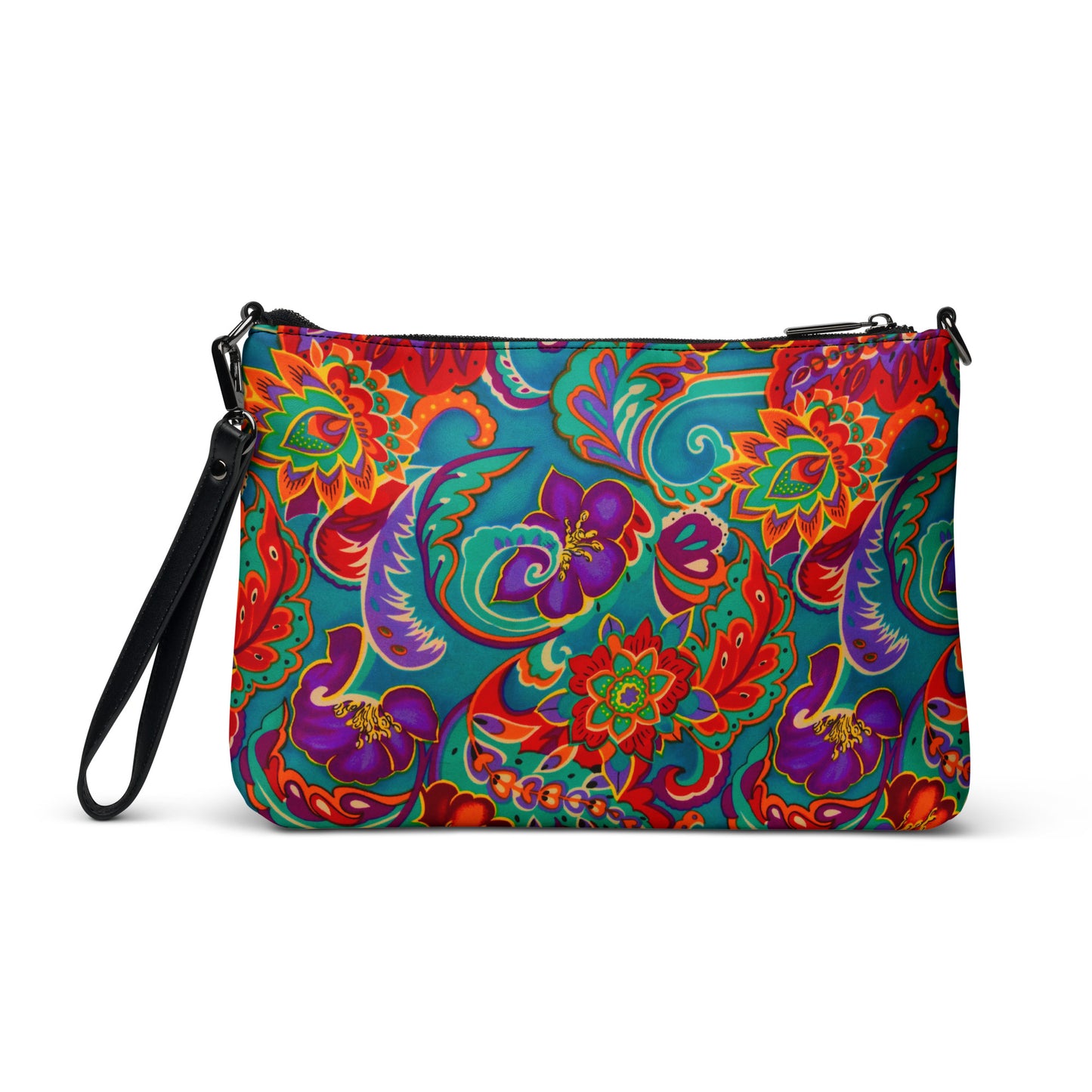 Fortney Bright Abstract Floral Crossbody bag