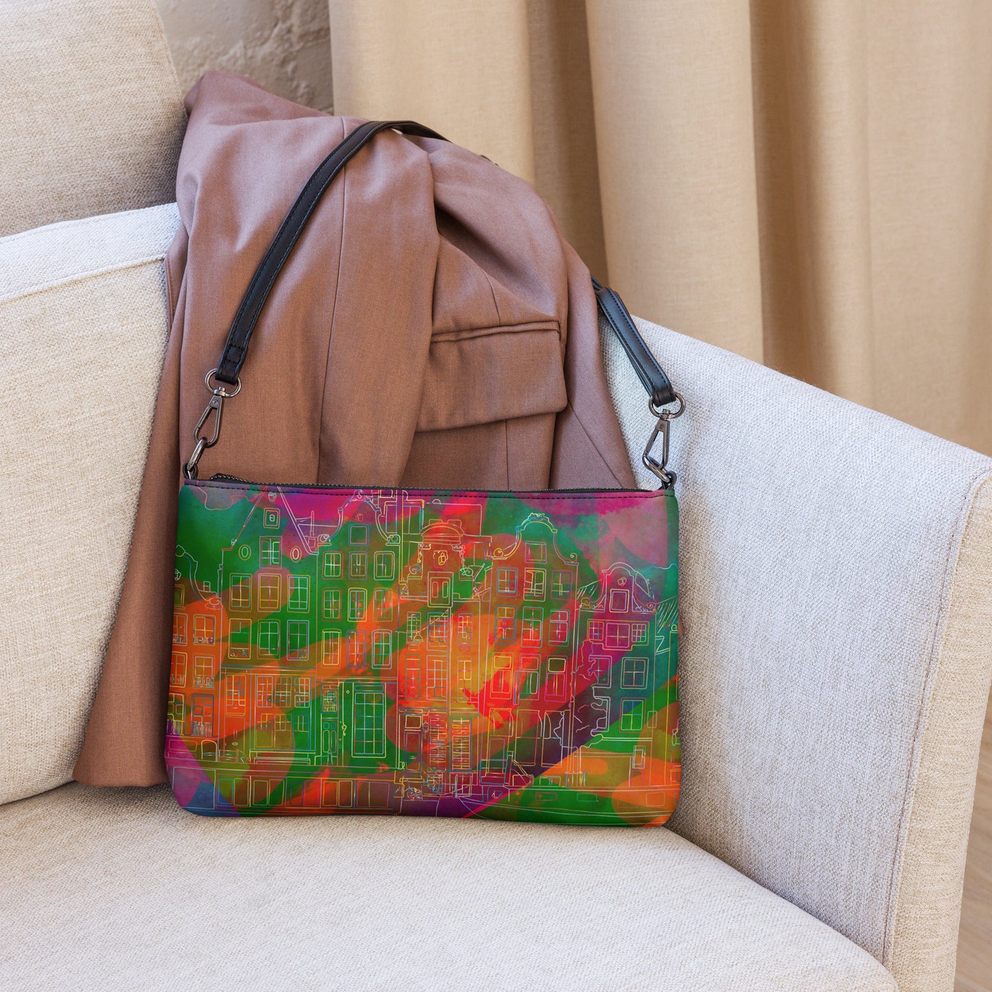 Bright City Abstract Crossbody bag