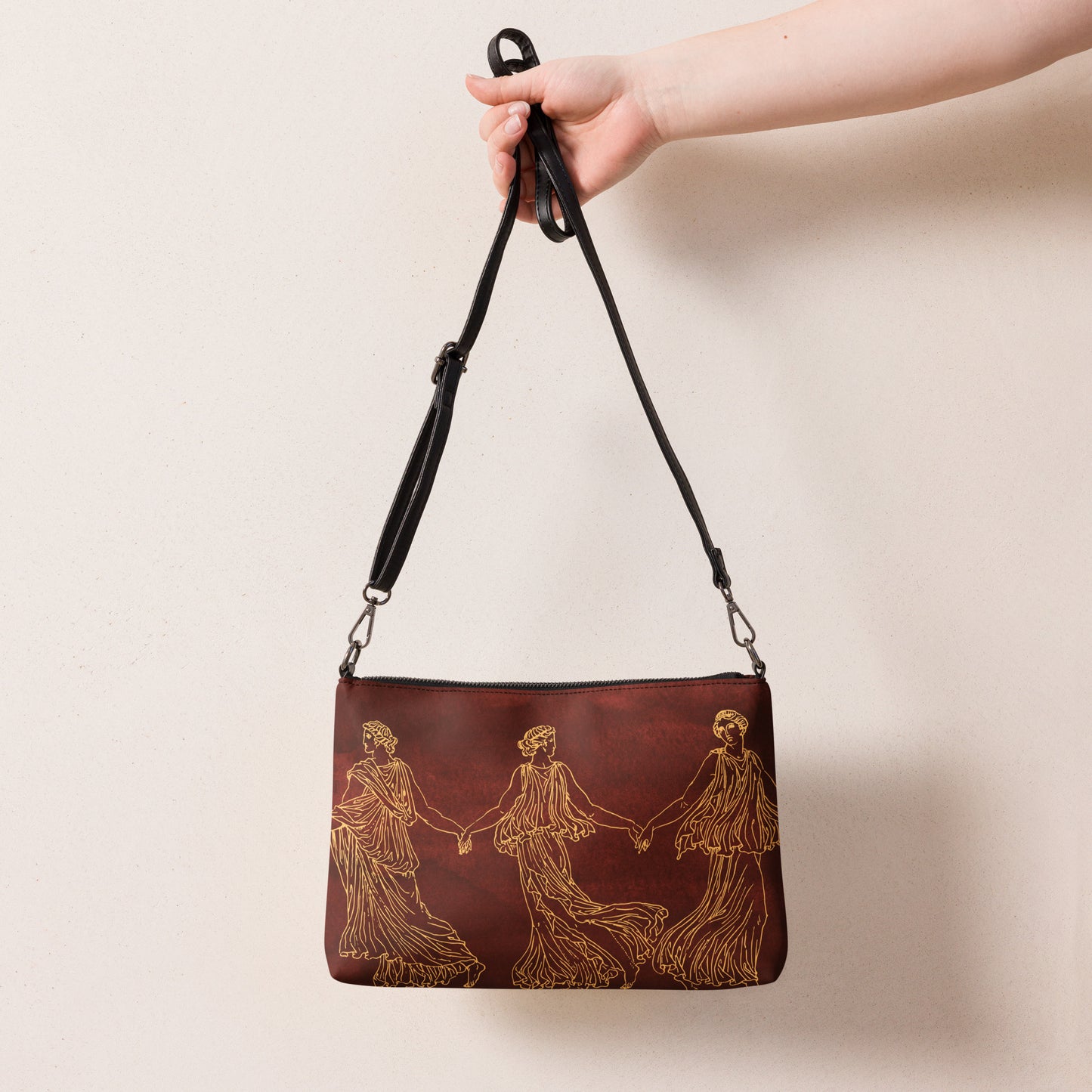 Golden Greek Crossbody bag