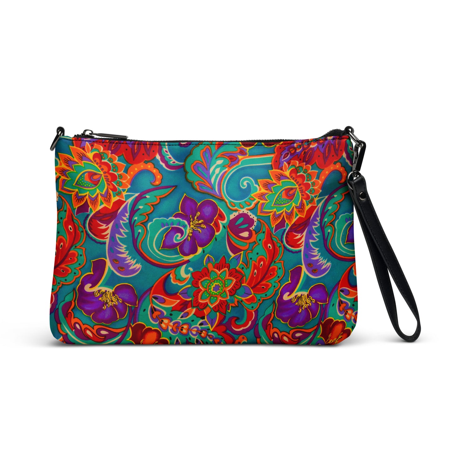 Fortney Bright Abstract Floral Crossbody bag