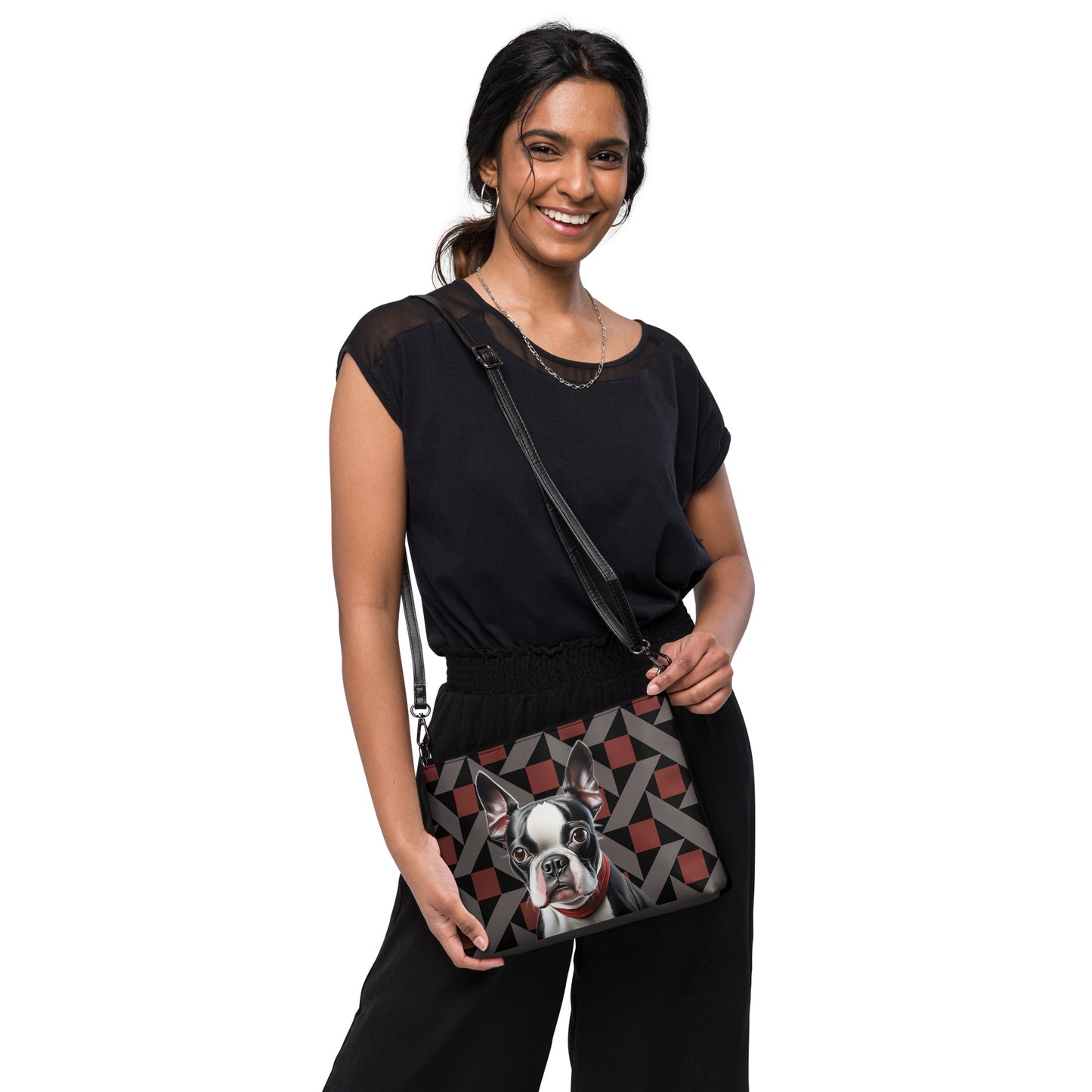 Boston Terrier Crossbody bag