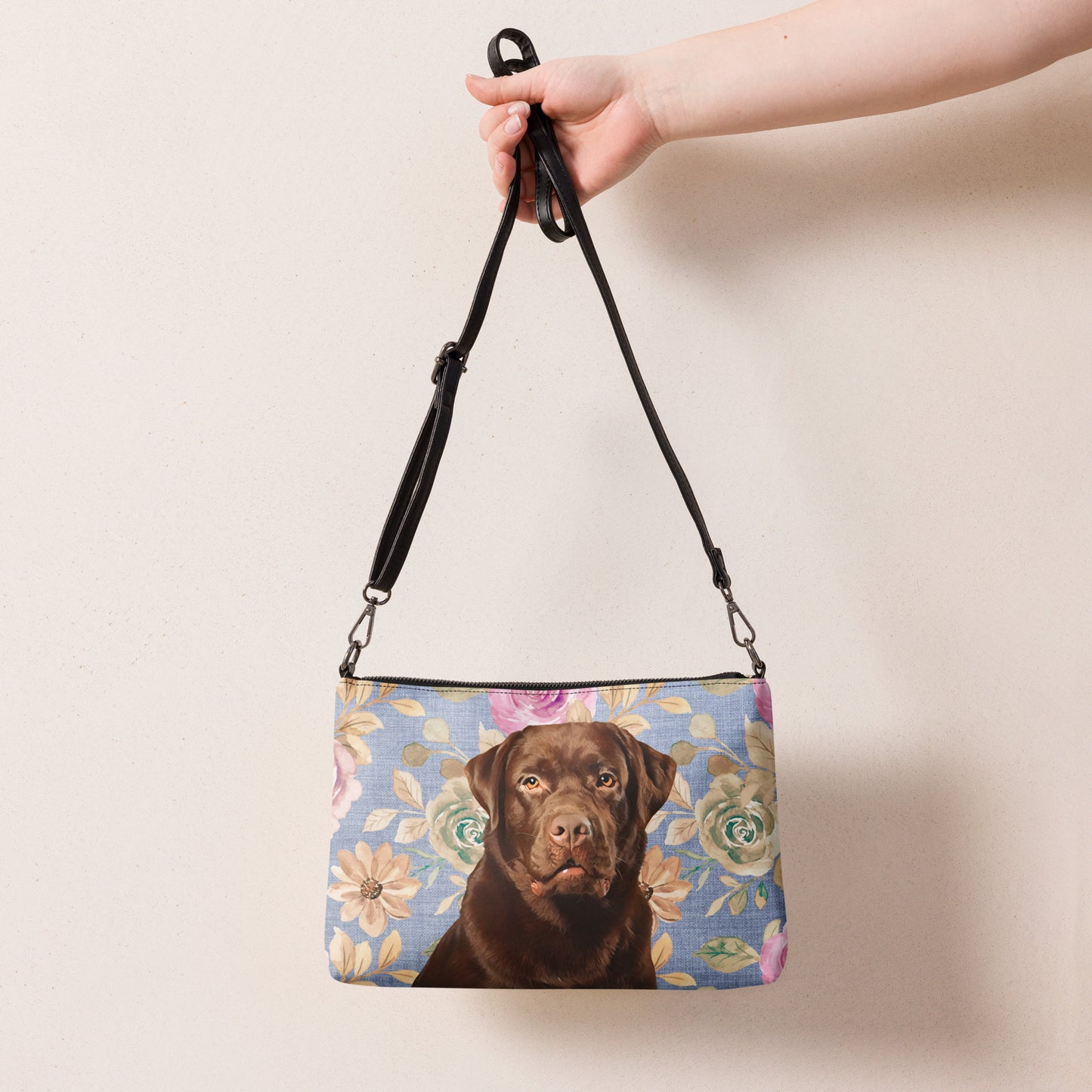 Chocolate Labrador Crossbody bag