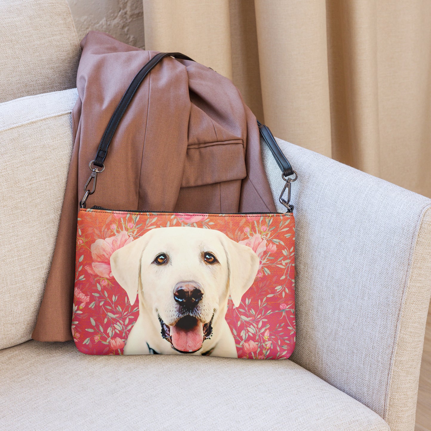 White Labrador Crossbody bag