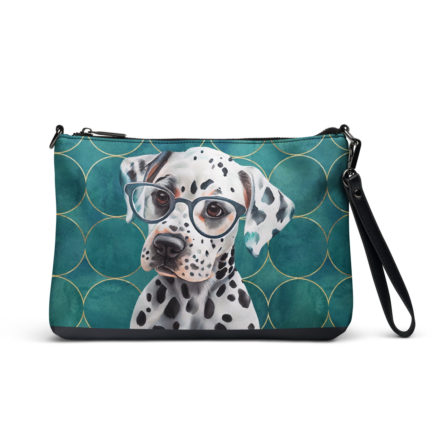 Dalmatian in Glasses Crossbody bag