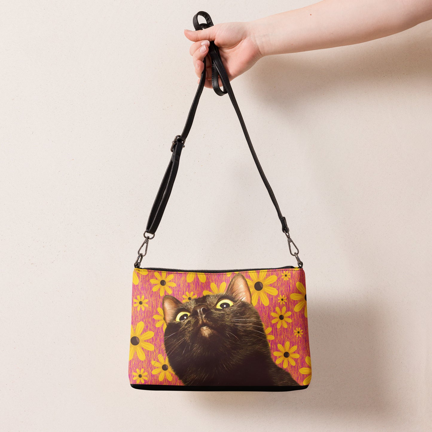 Fielding Black Cat Crossbody bag