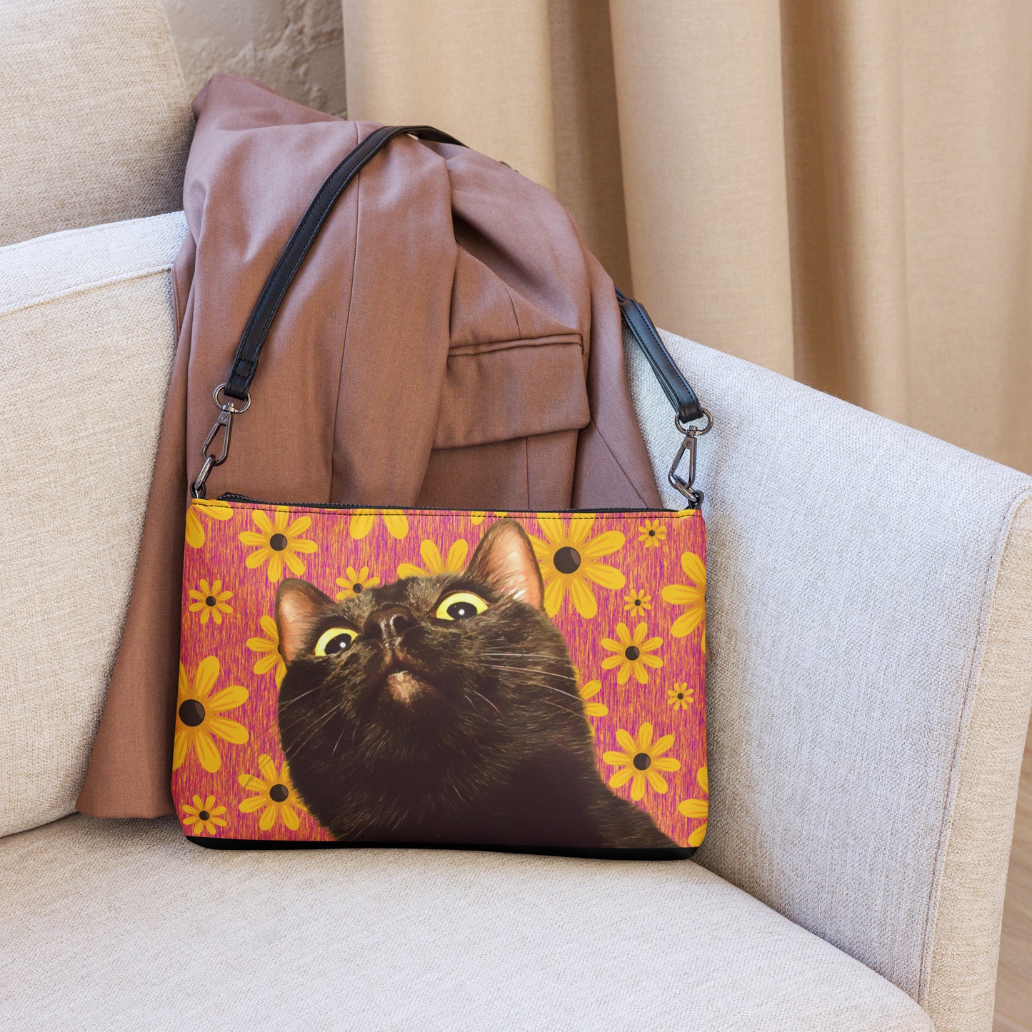 Fielding Black Cat Crossbody bag