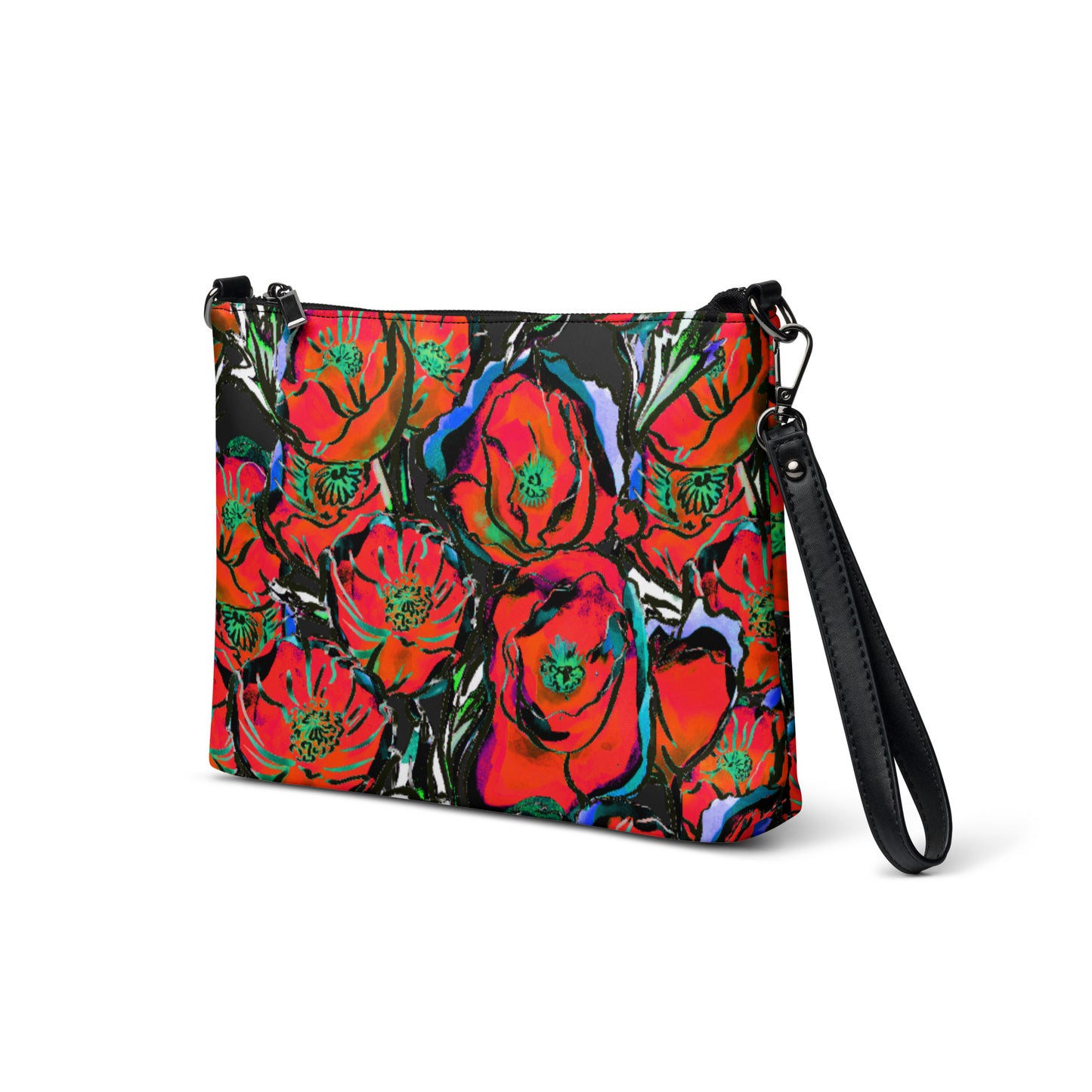 Scarlet Flowers Crossbody bag