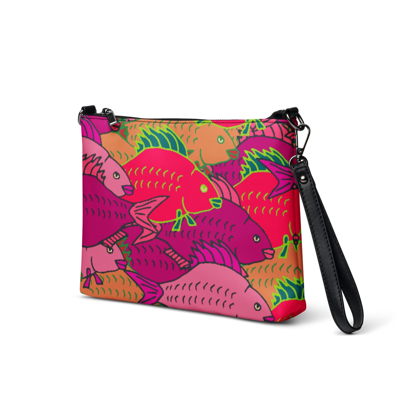 Carp Party Whimsical Crossbody bag