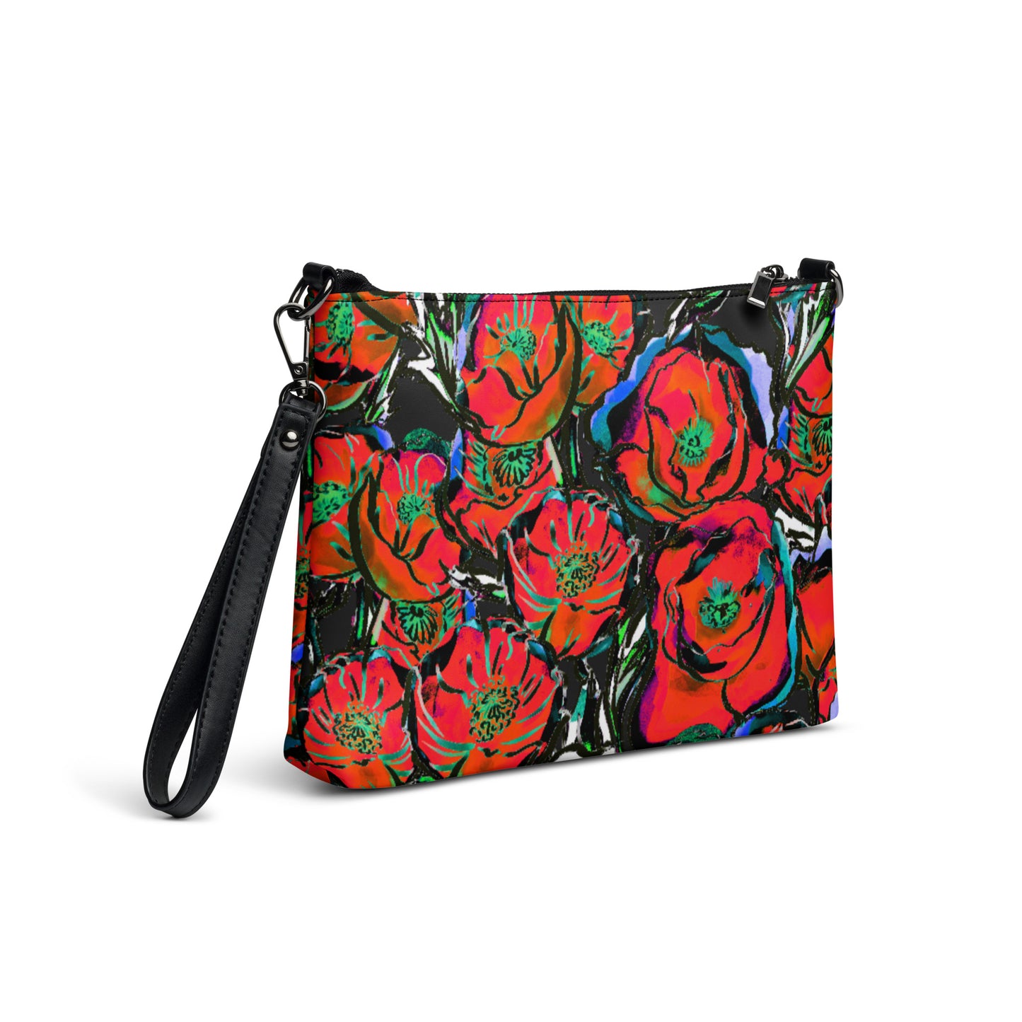 Scarlet Flowers Crossbody bag