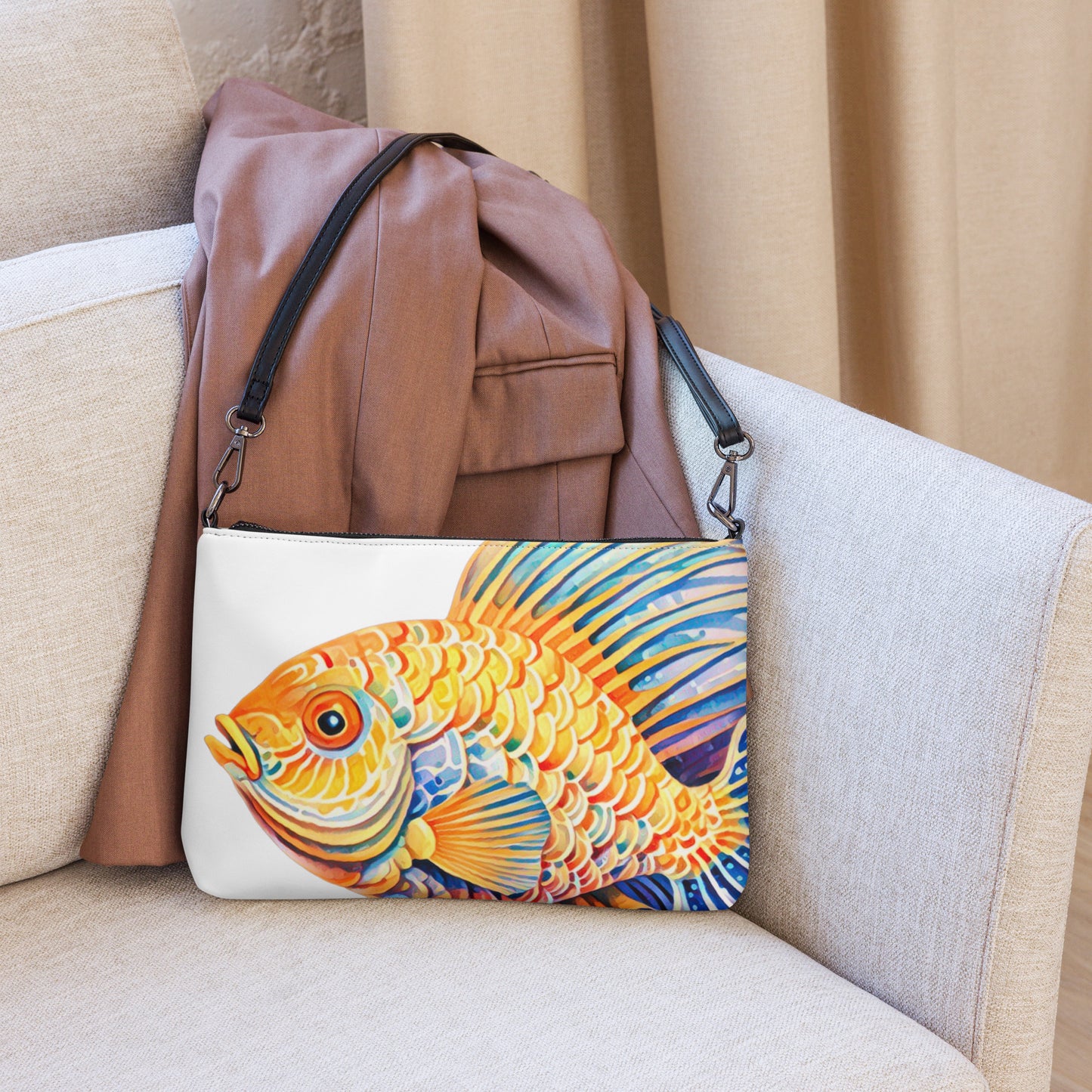 Fanciful Fish Crossbody bag