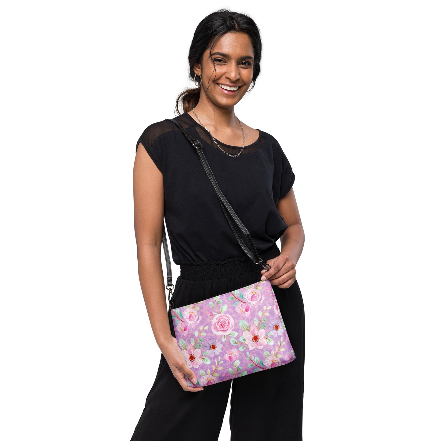 Ann Floral Pink Crossbody bag