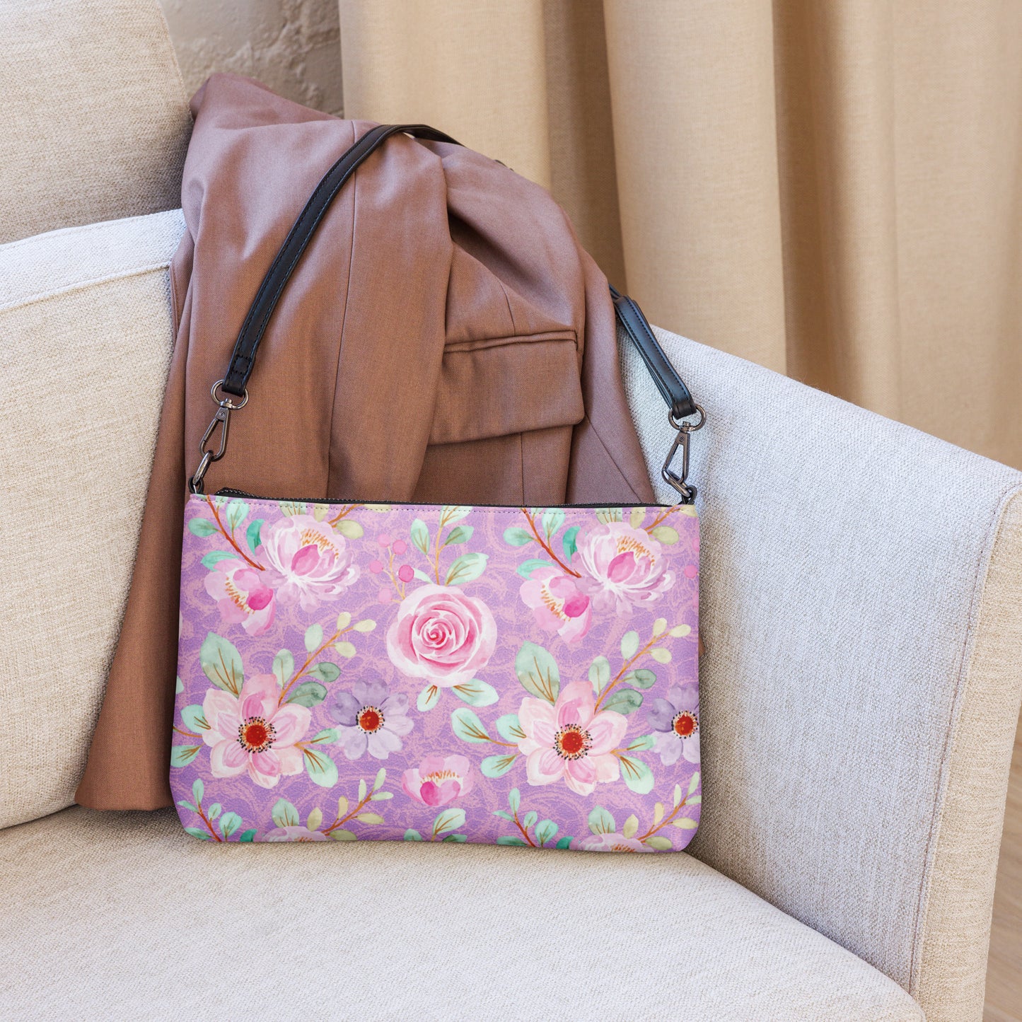 Ann Floral Pink Crossbody bag