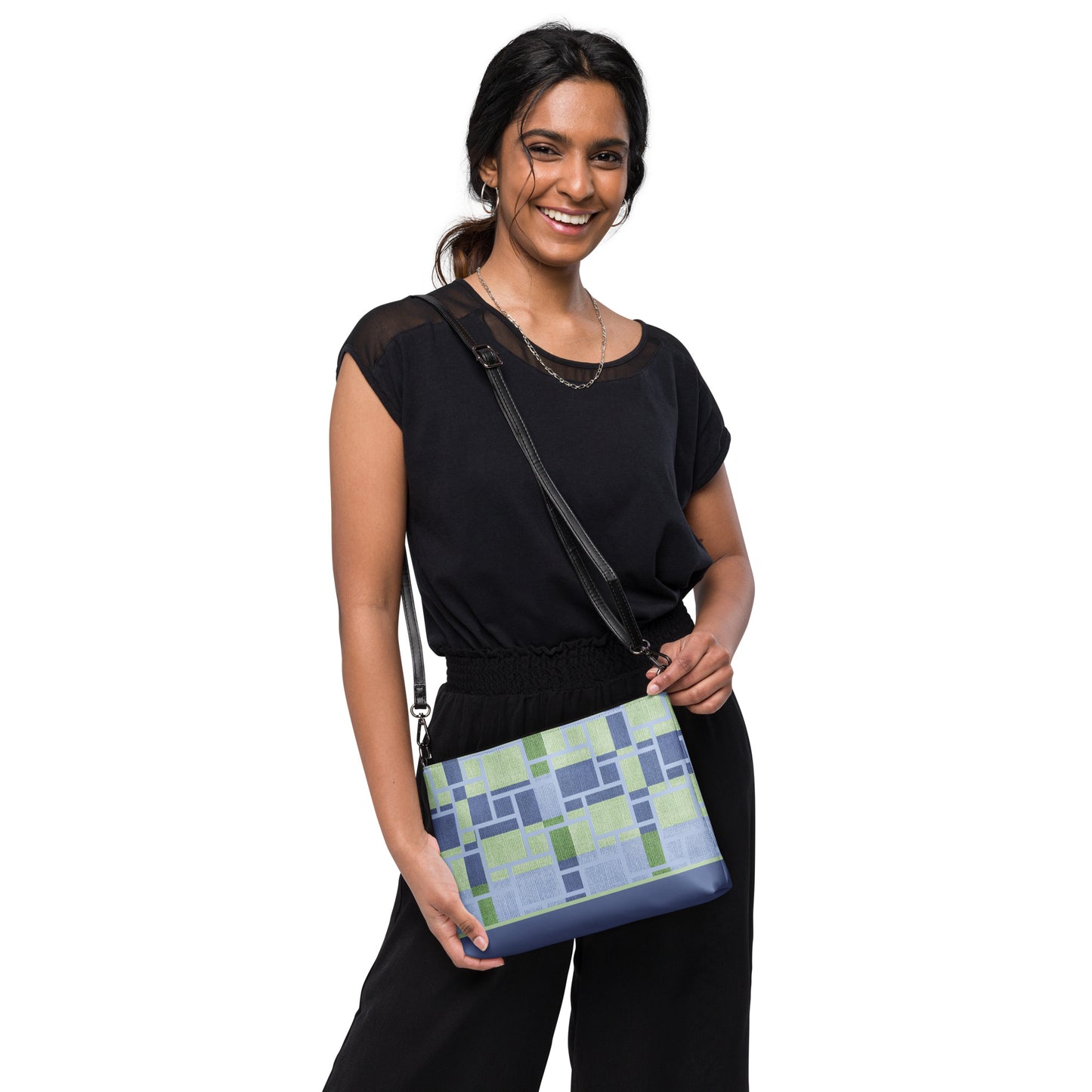 Shiloh Geometric Pattern Crossbody bag