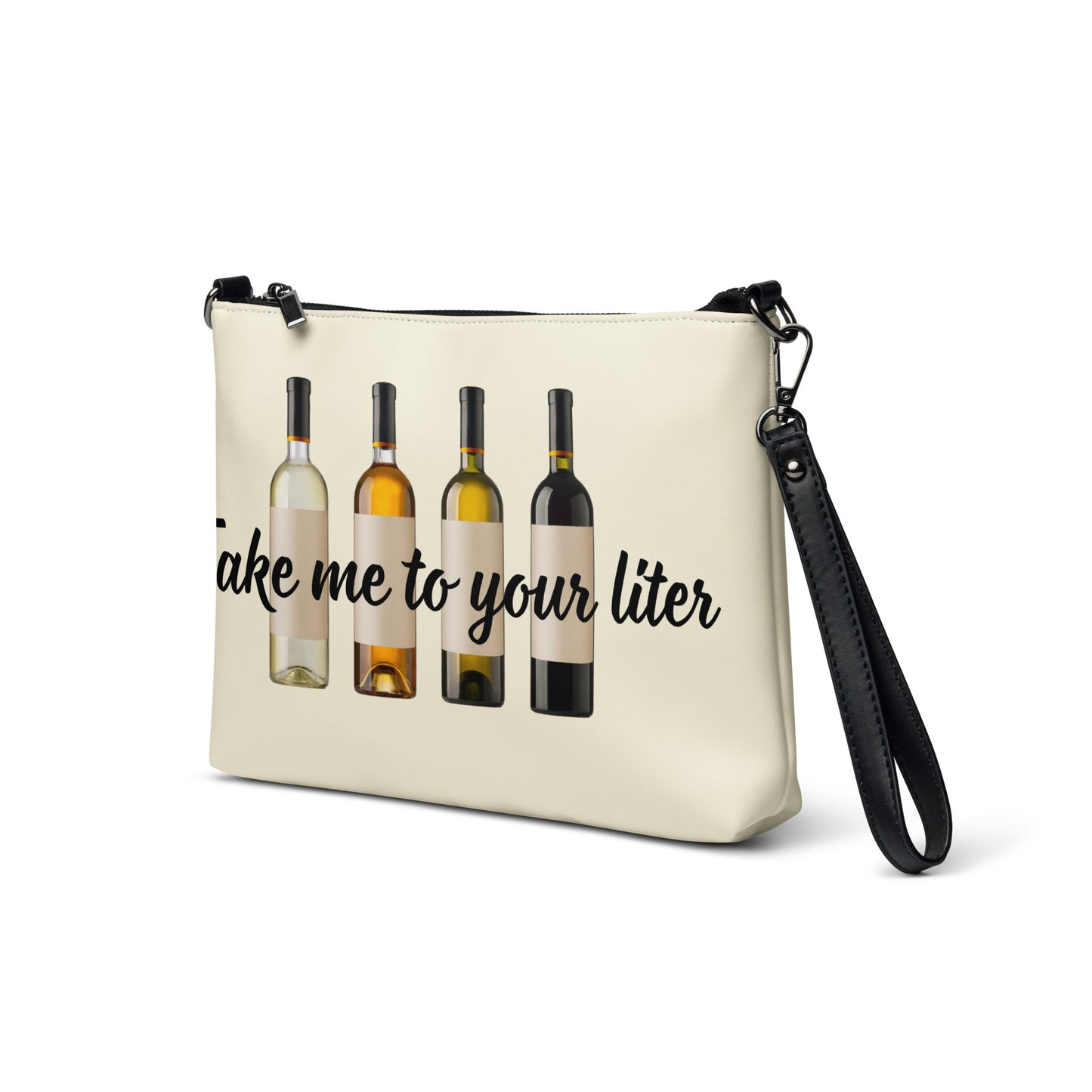 Take Me to Your Liter Wine Theme Crossbody bag