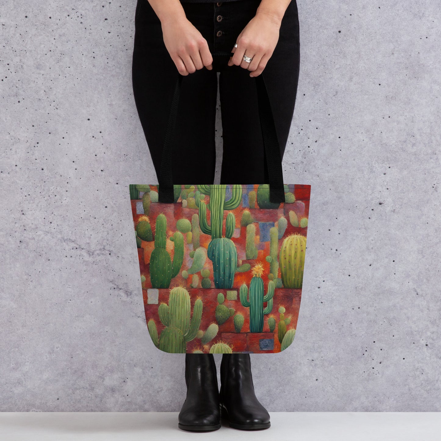 Cactus Collage Tote bag