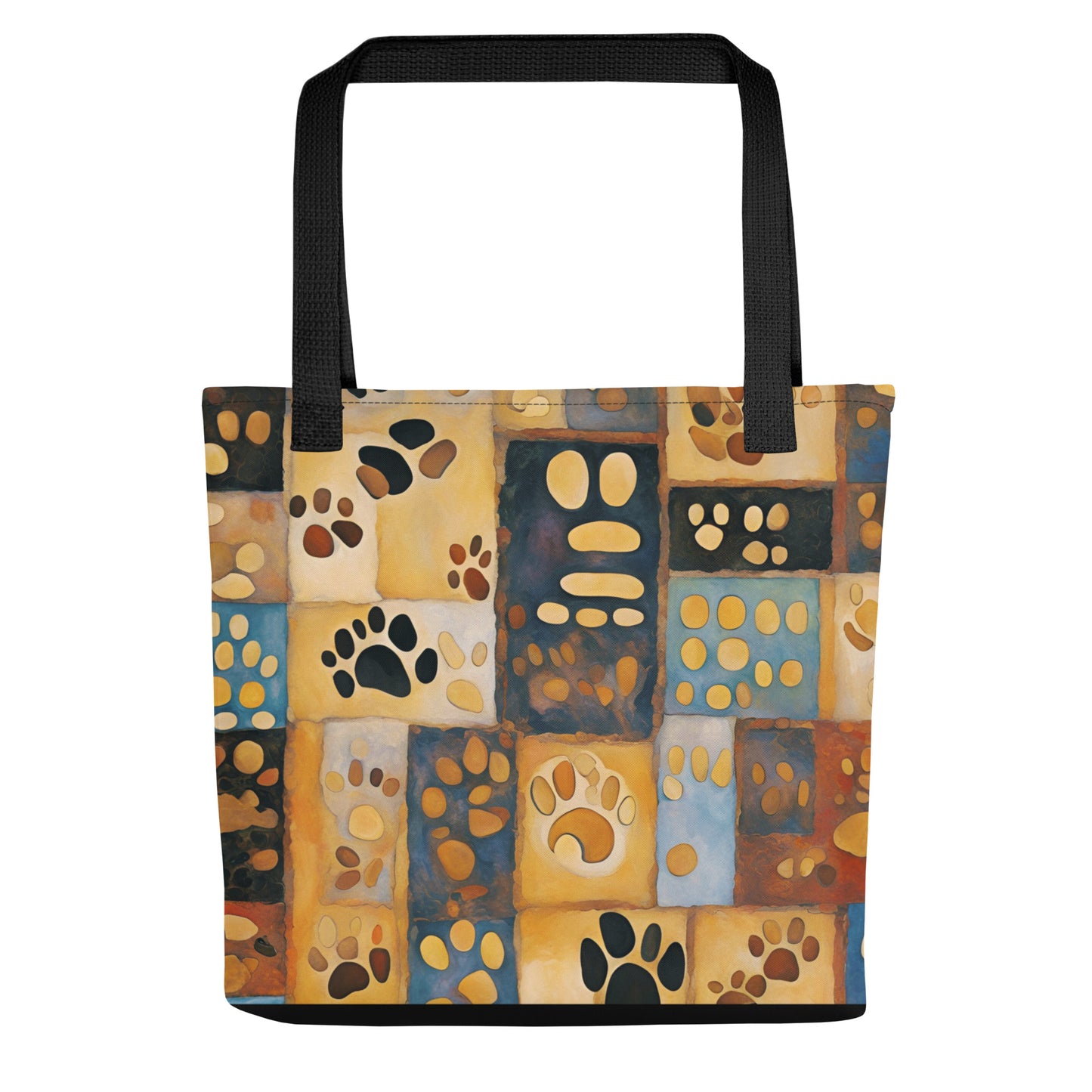 Scooter Dog Abstract Tote bag