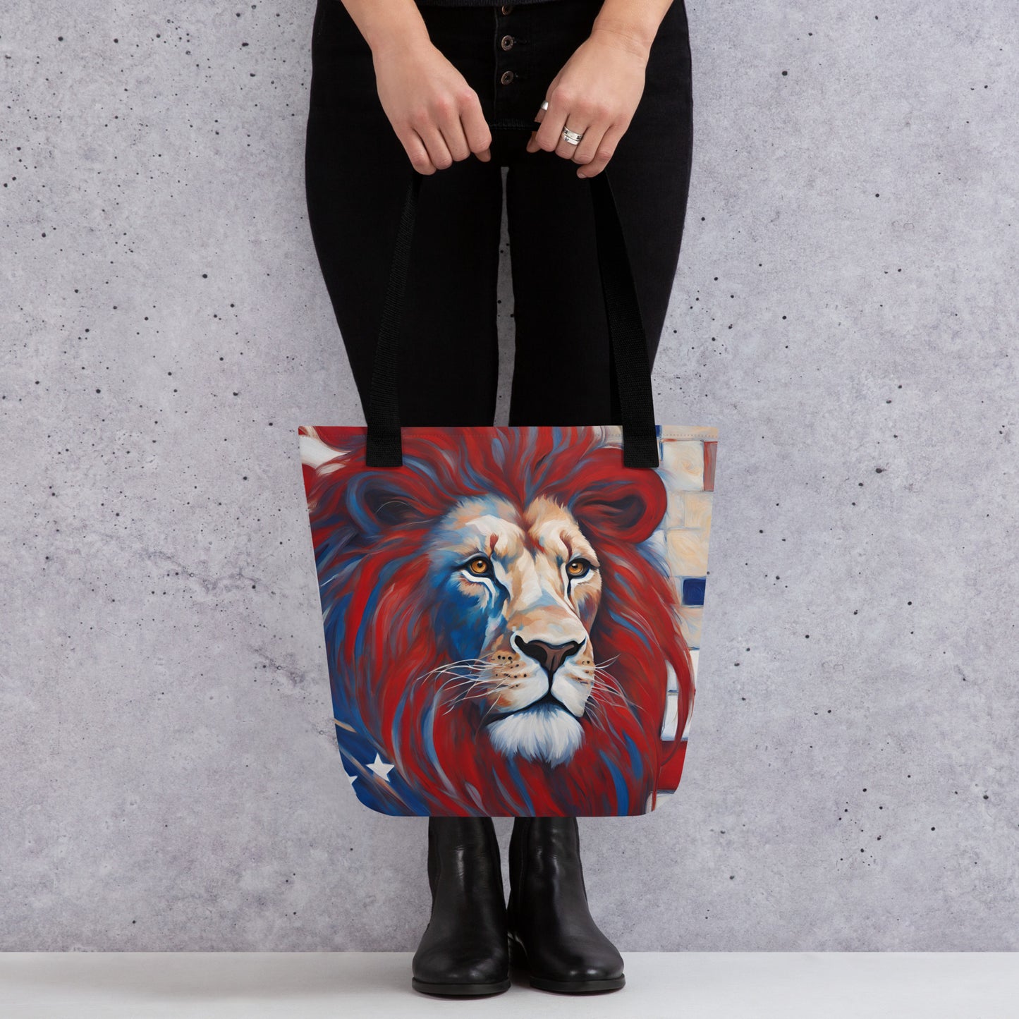 All American Lion Tote bag