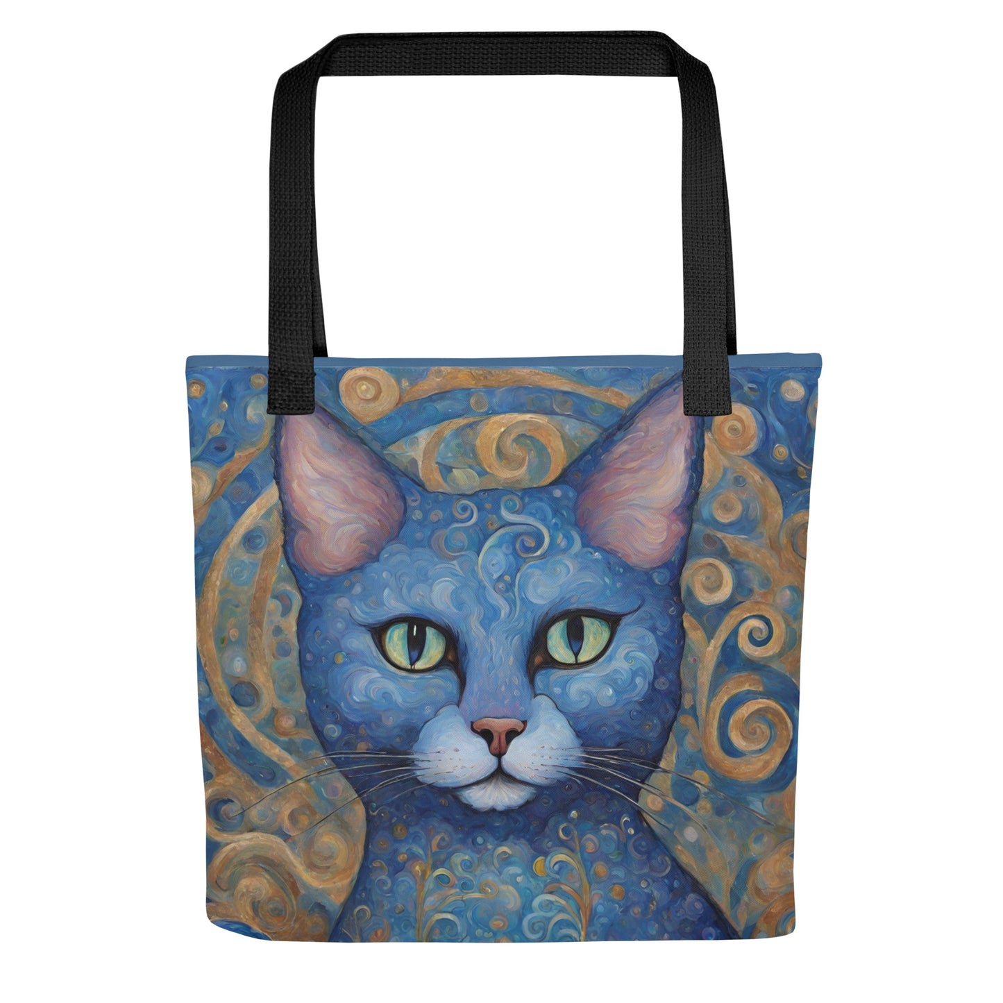 Blue Cat Tote bag