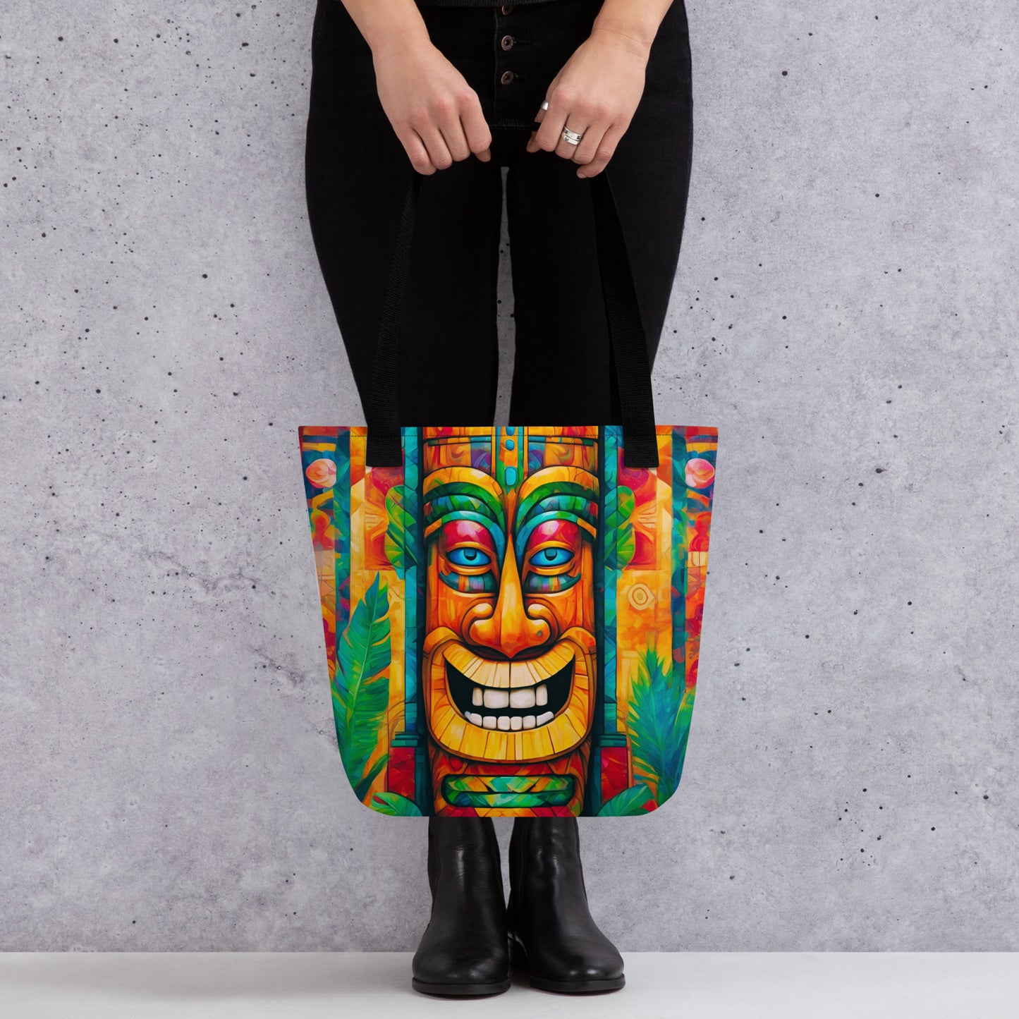 The Tiki Knows Tote bag