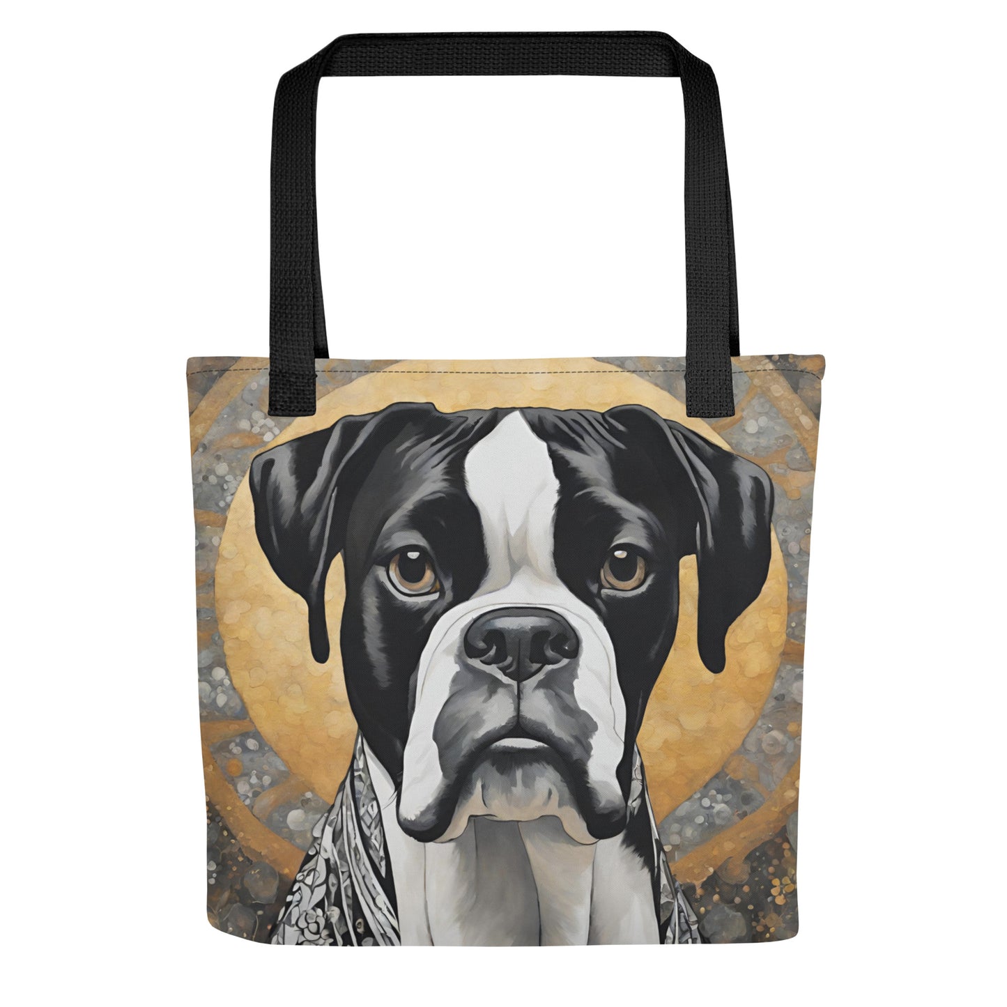 Boxer Black & White Tote bag