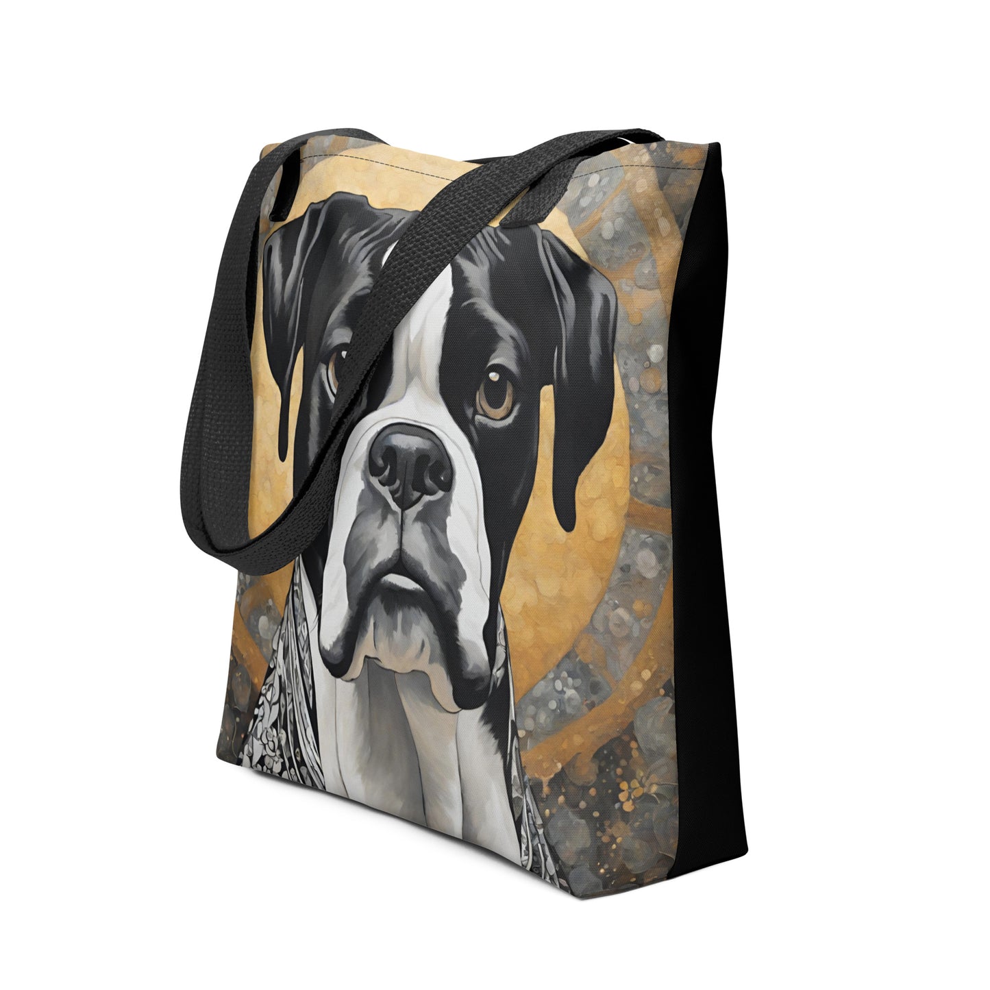 Boxer Black & White Tote bag