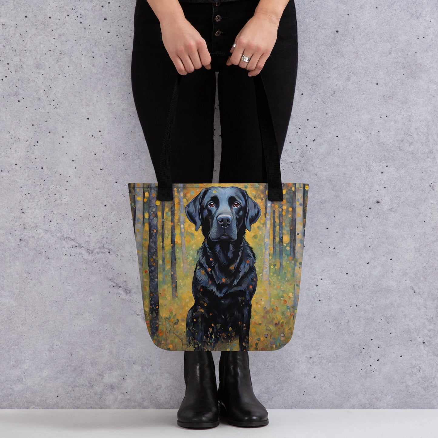 Black Labrador Tote bag