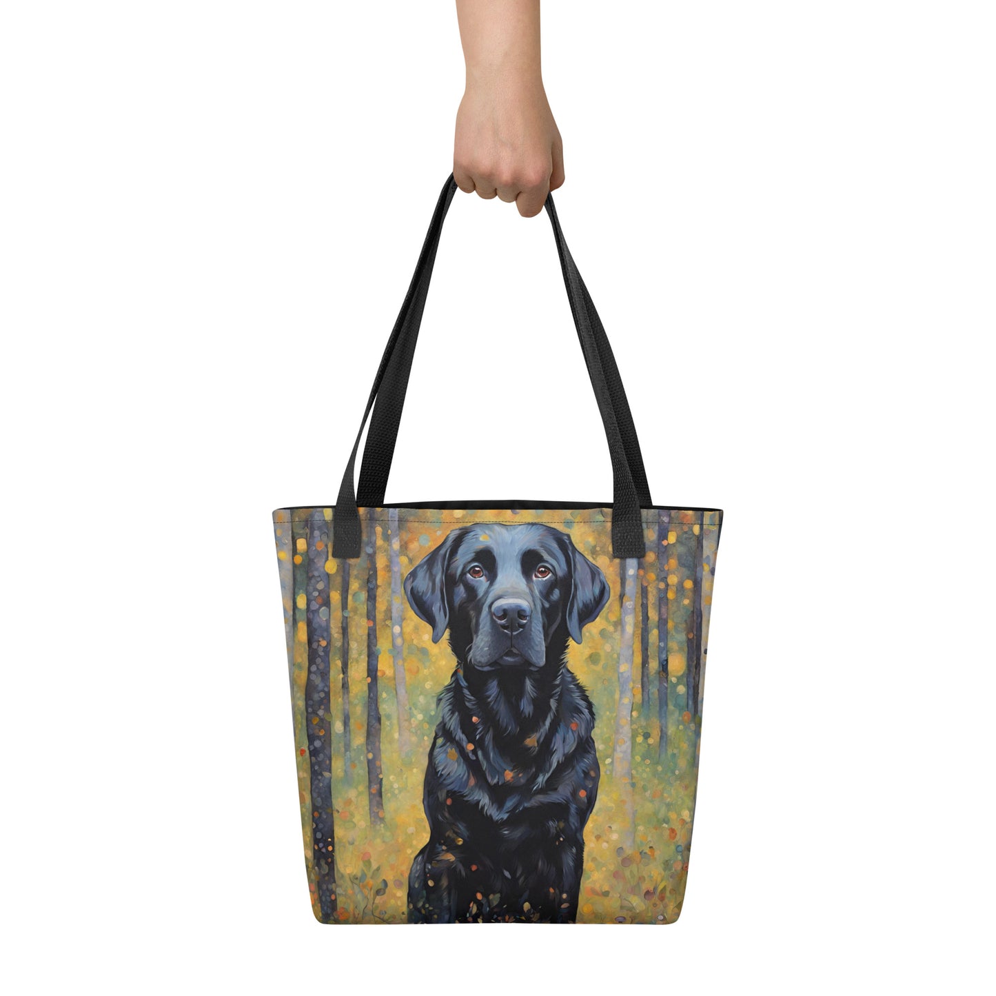 Black Labrador Tote bag