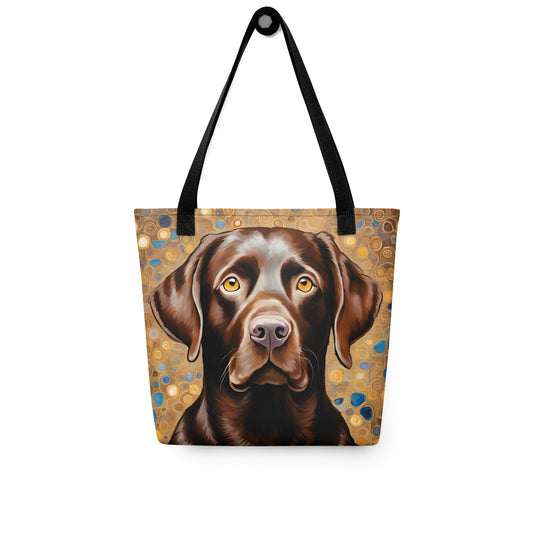 Chocolate Labrador Tote bag