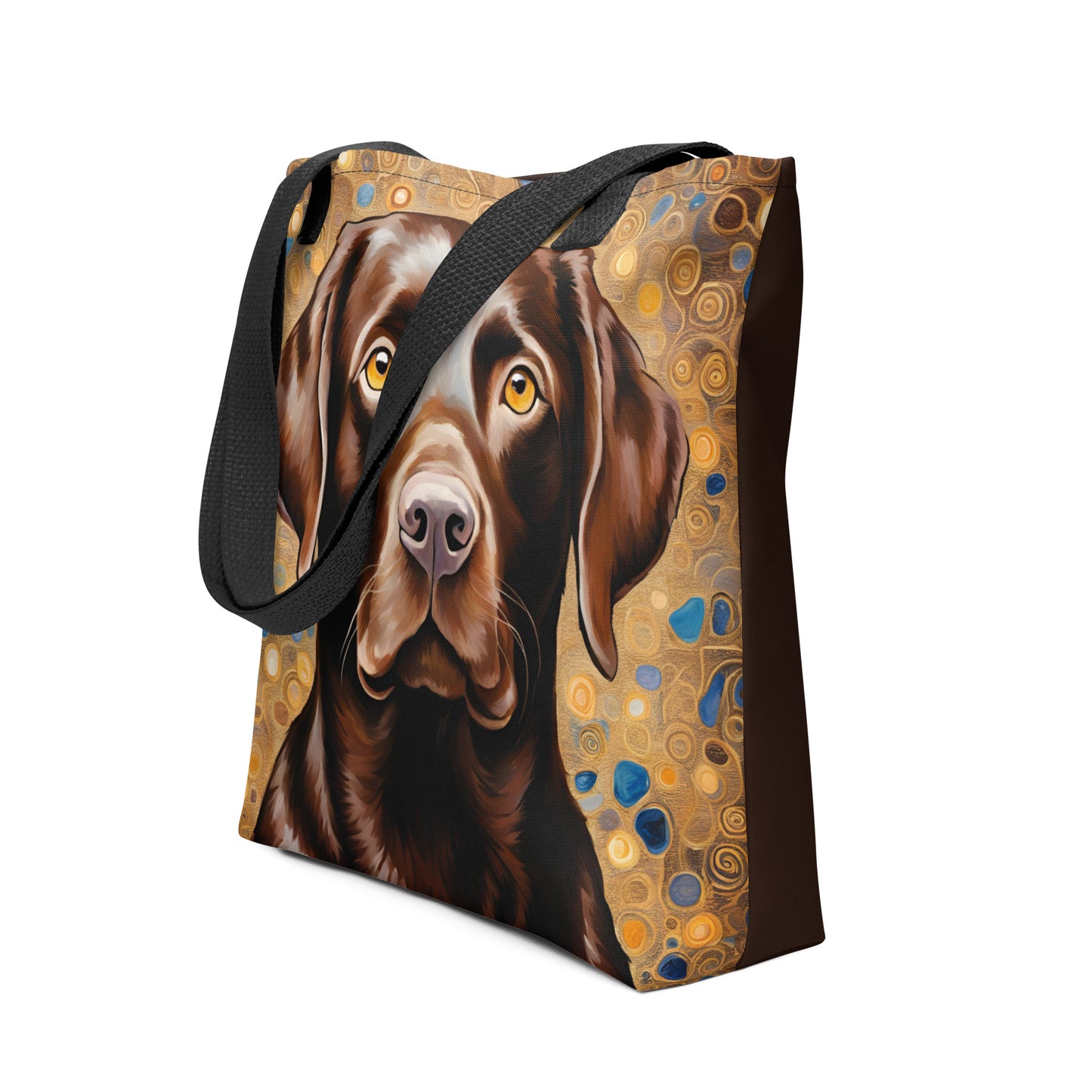 Chocolate Labrador Tote bag