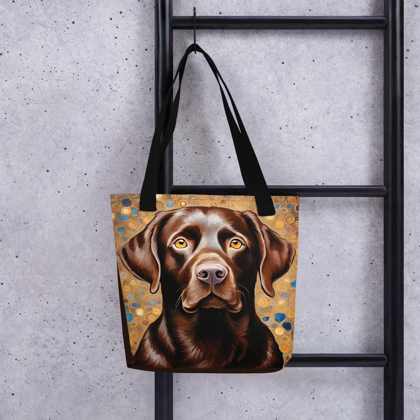 Chocolate Labrador Tote bag