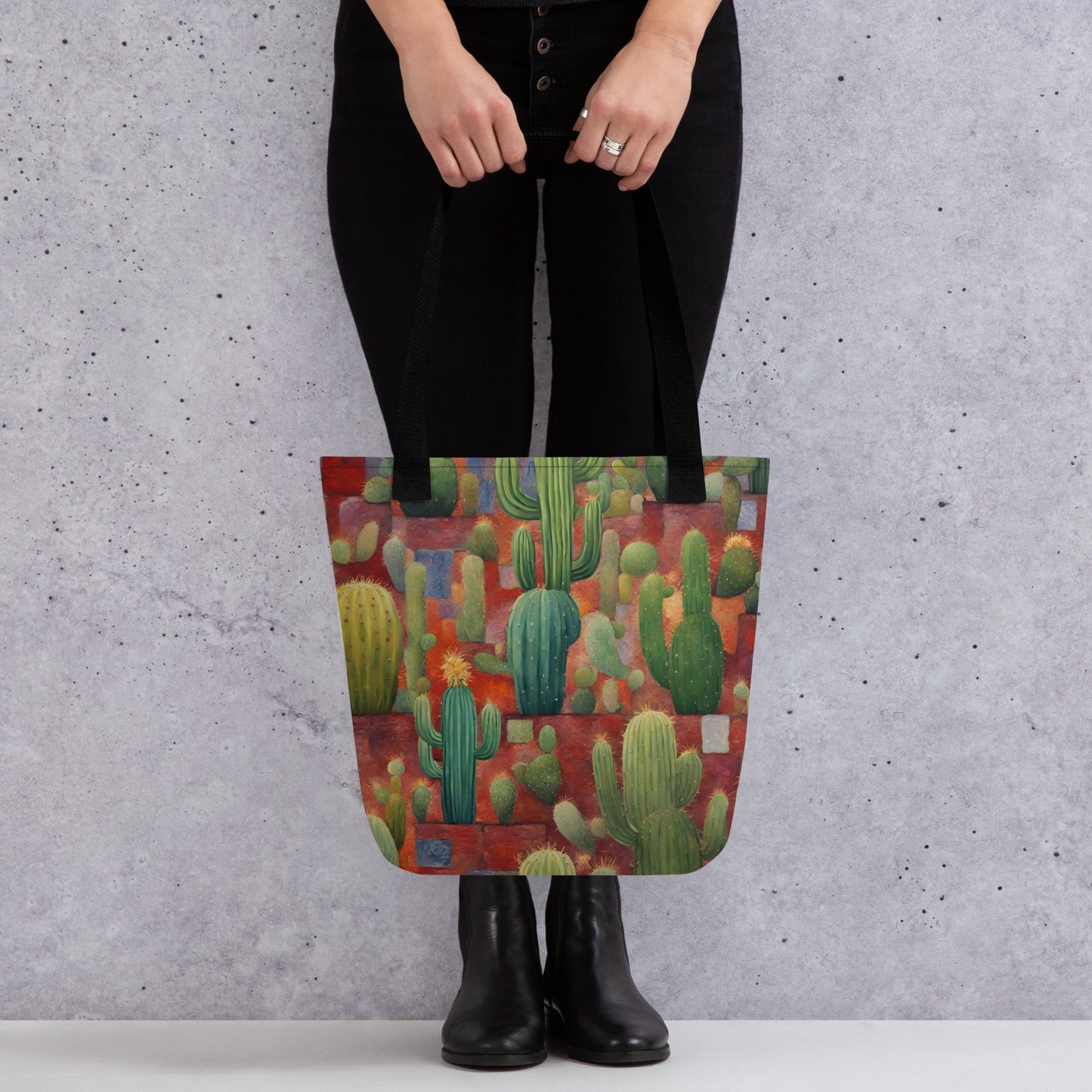 Cactus Collage Tote bag