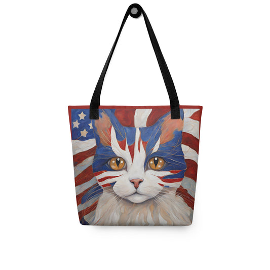 All American Cat Tote bag