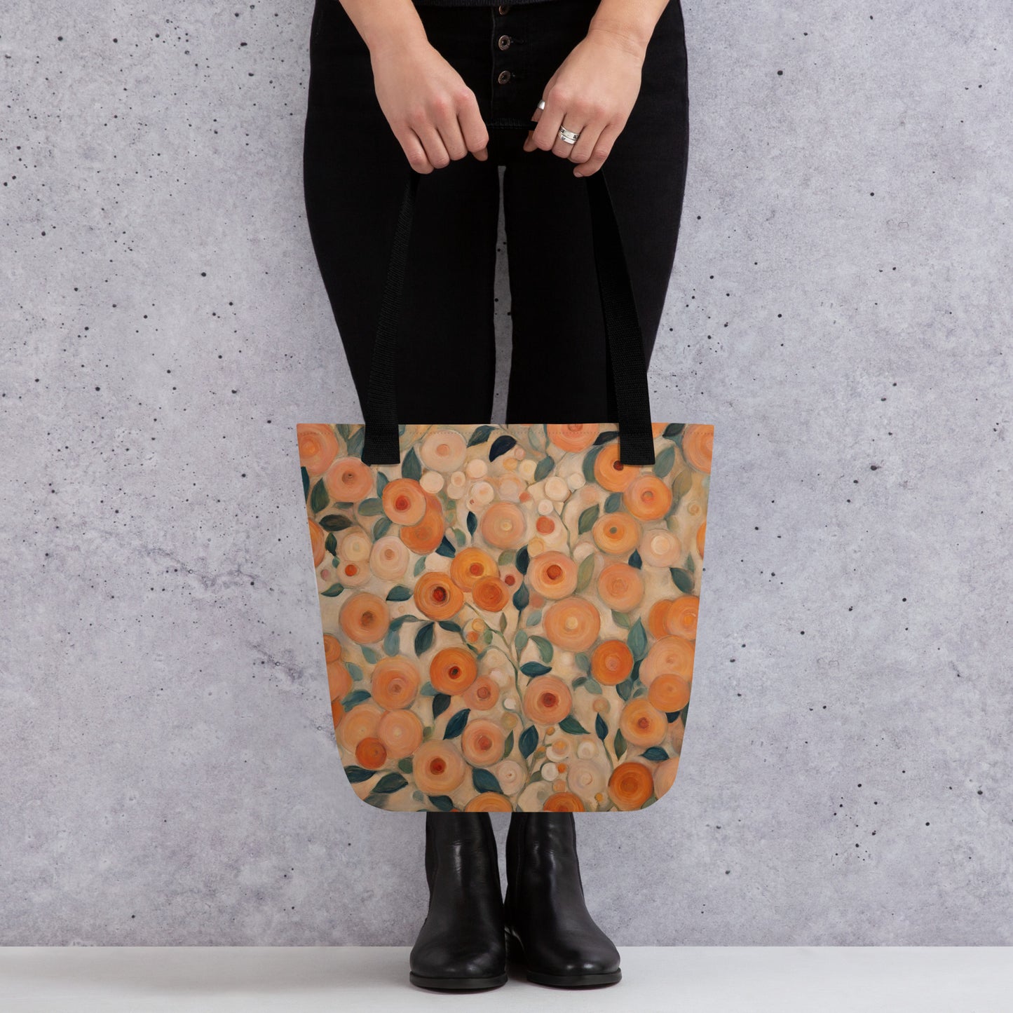 Citrus Floral Tote bag