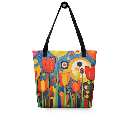 Bright Tulips Tote bag