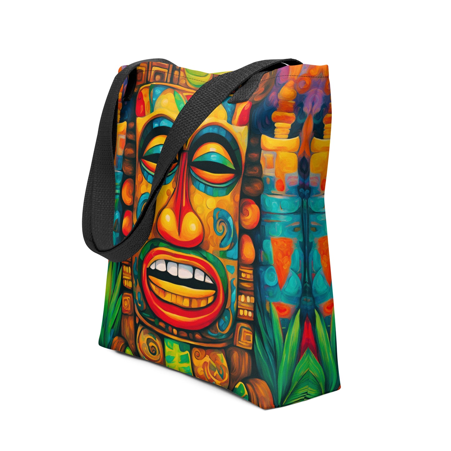 Happy Tiki Tote bag