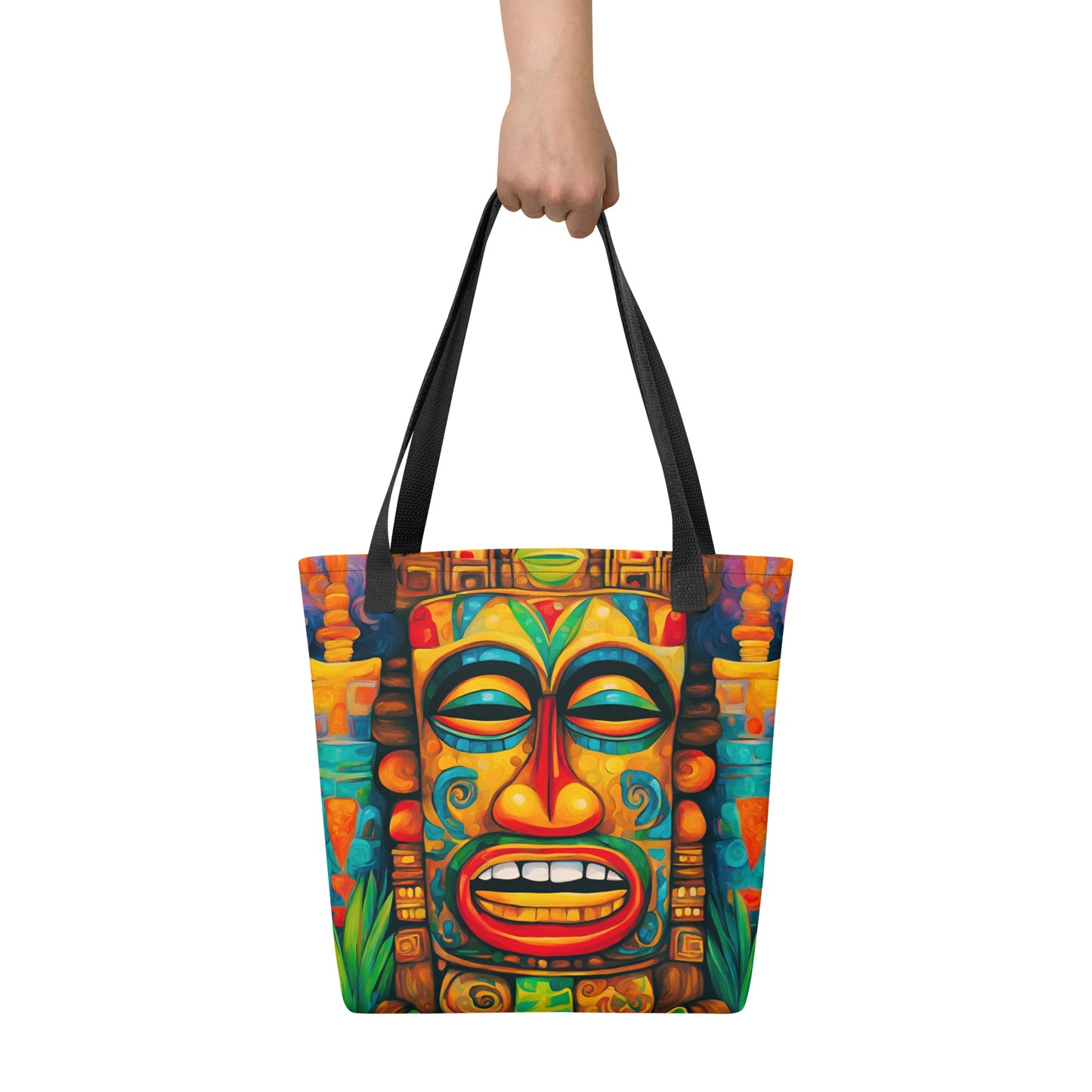 Happy Tiki Tote bag