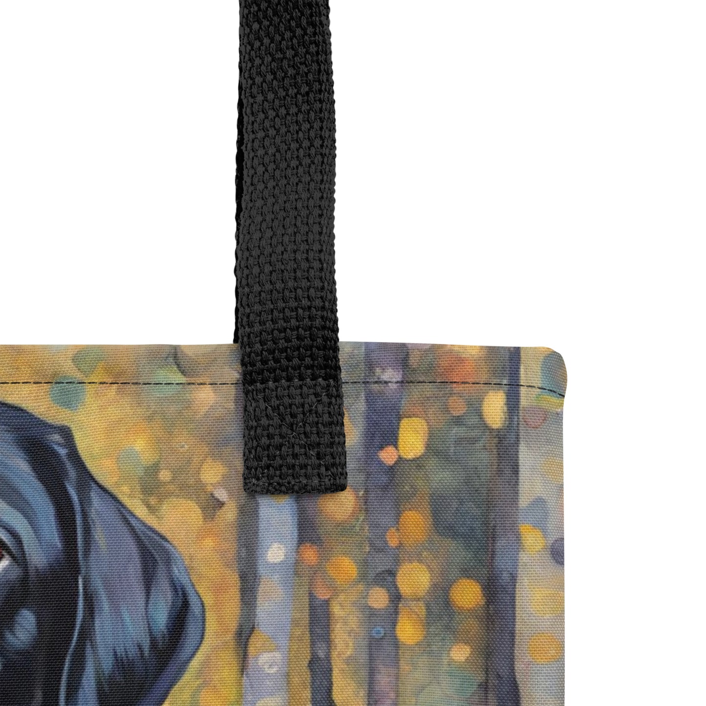 Black Labrador Tote bag