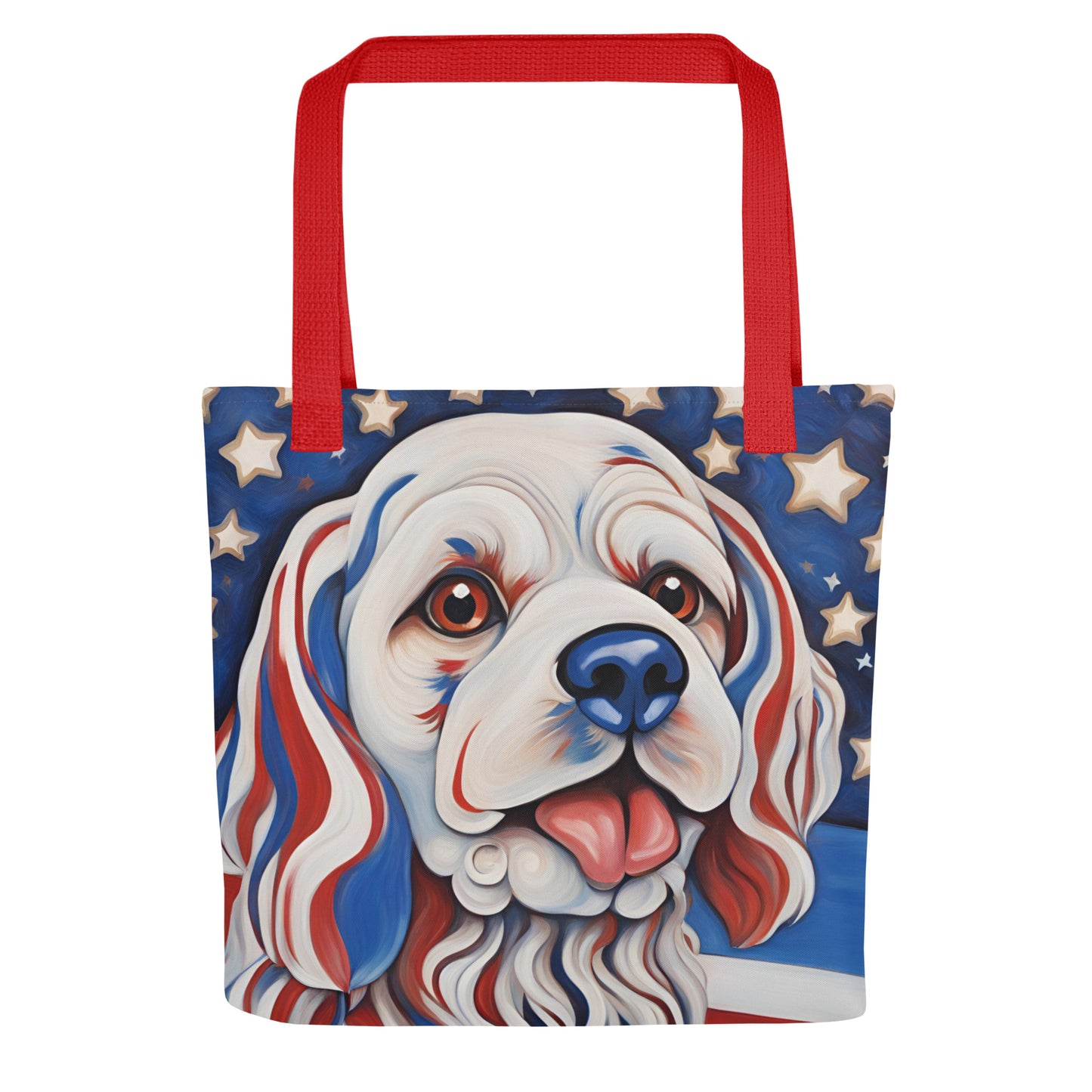 Patriotic Pup Tote bag