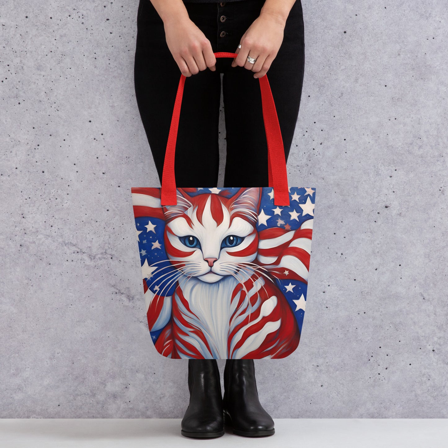 USA Cat Tote bag