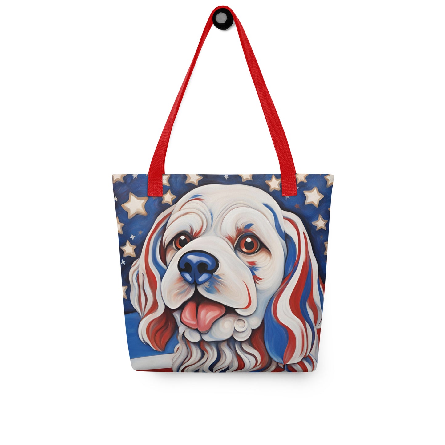 Patriotic Pup Tote bag