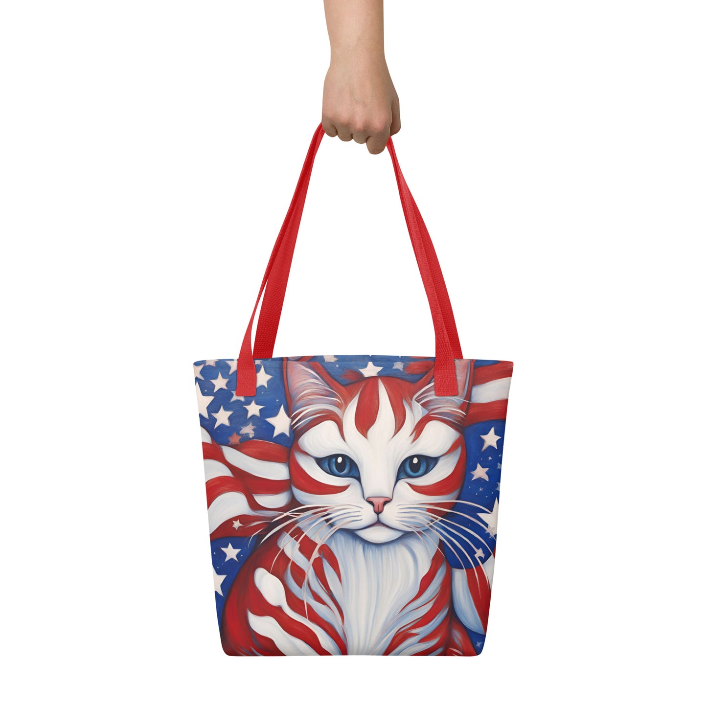 USA Cat Tote bag