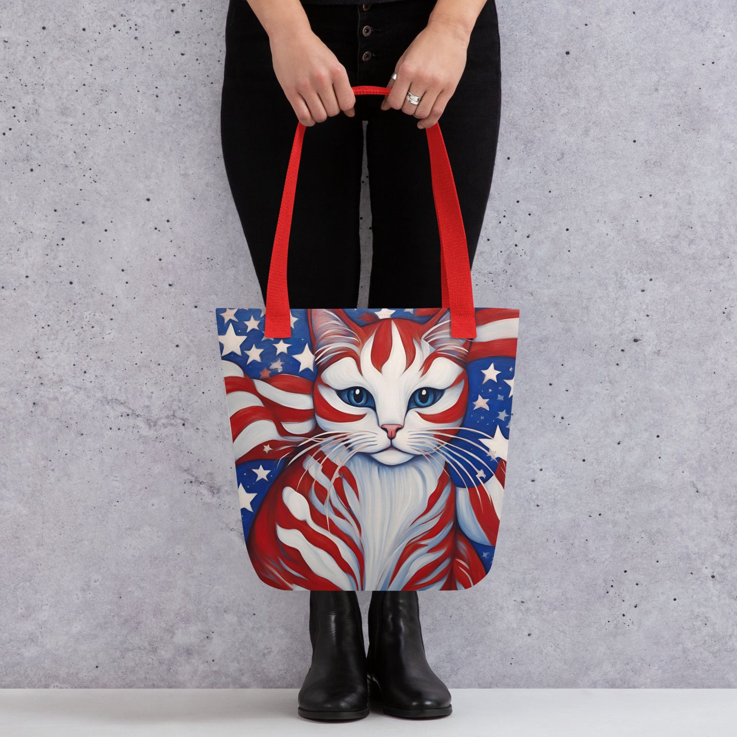 USA Cat Tote bag