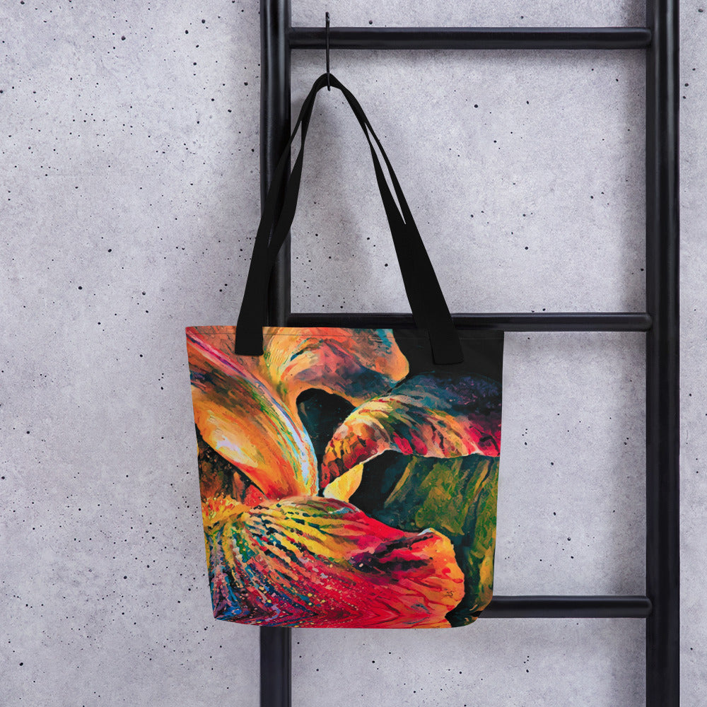 Midnight Iris Tote bag