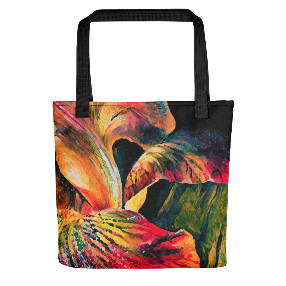 Midnight Iris Tote bag