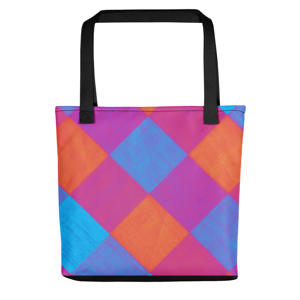 Loud Bang Plaid Tote bag