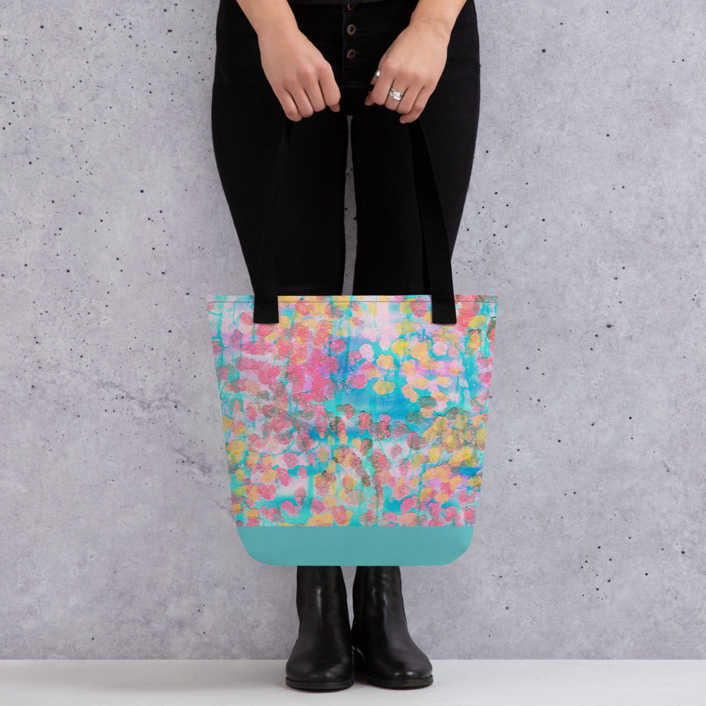 Shoreways Abstract Print Tote bag