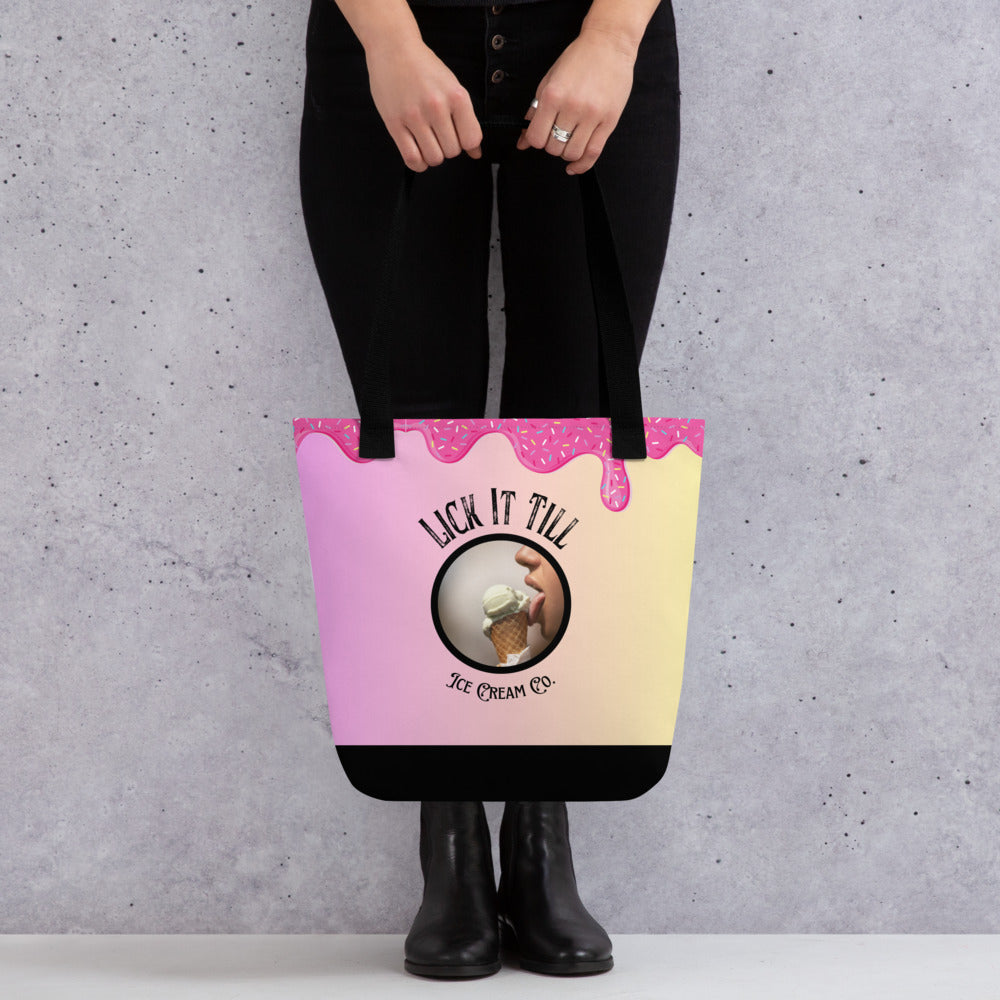 Lick It Till Ice Cream Co Tote bag