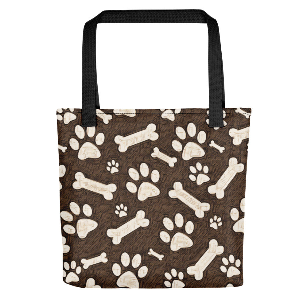 Bow Wow Brown Tote bag