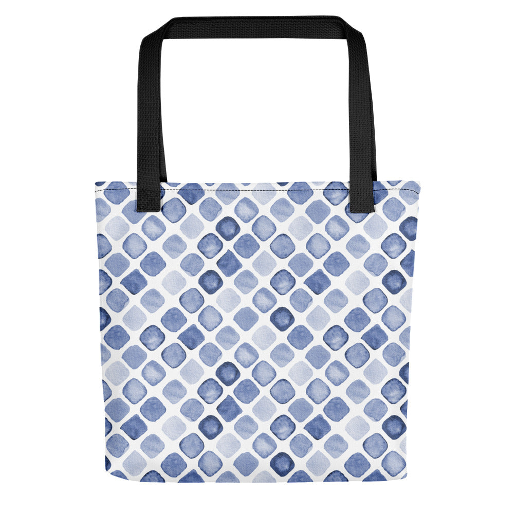 Blue Dobb Tote bag