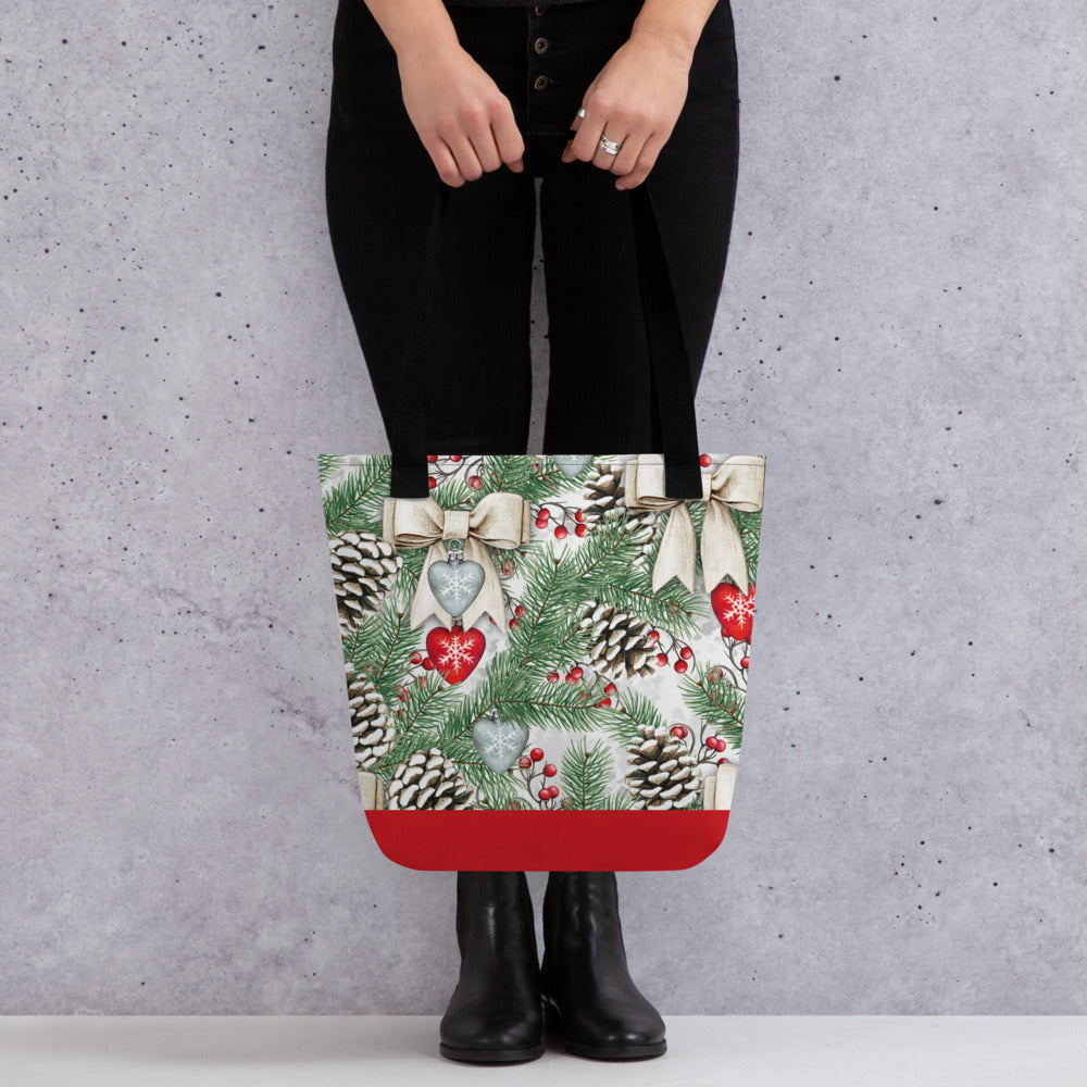 Pinecones & Bows Tote bag